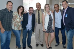 Com colegas da Imprensa na homenagem da ACI 2016