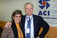 Ana e o fundador da AZUL, David Neeleman