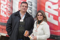 De Zotti e Ana na Fruki, em Lajeado