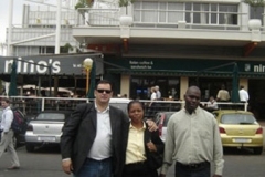 De Zotti em Johannesburgo, África do Sul