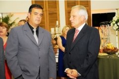 De Zotti e o presidente da Federasul, José Paulo Cairoli