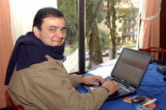 Produzindo as notícias do Gramado Open de Tênis