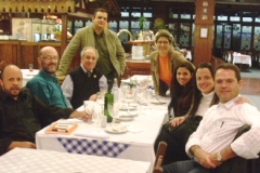 Com colegas da Imprensa e o jornalista da Globo News, Sidney Rezende