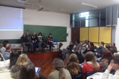 Em bate-papo com alunos da Comunicação Social, na Unisinos