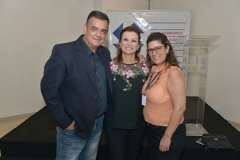 Com a prefeita de Novo Hamburgo, Fátima Daudt, em palestra na ACI - fev 2017