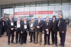 Na Feira em Hannover, na Alemanha