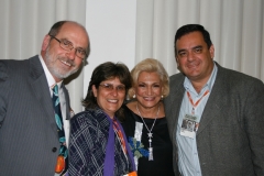 Com Hebe Camargo na Fenac, em Novo Hamburgo