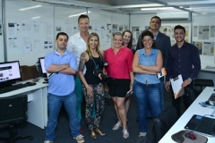 Equipe da Imprensa na Fimec