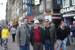 Em Amsterdan, na Holanda, com os colegas Affonso Ritter e Luiz Carlos Santetti (in memoriam)Em Amsterdan, na Holanda