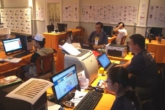 Na Sala de Imprensa da Copa Gerdau 2011