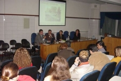 Palestrando para alunos do La-Salle, em Canoas