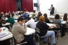 Palestrando para os alunos da Comunicação Social, na Unisinos, 2010