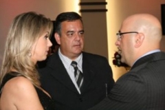 De Zotti com os colegas jornalistas Carla Fachim e Diego Casagrande