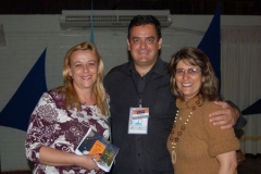 No Sao Leo Open, com a colunista de tênis do Jornal NH, Ana Kich