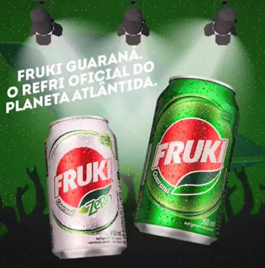 Fruki Guaraná é o refri oficial do Planeta Atlântida