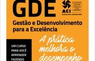 Primeiro lote para o curso GDE 2019 na ACI vai até 1º de março