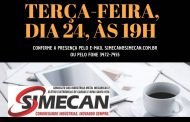 Simecan promove seu tradicional Happy Hour nesta terça-feira