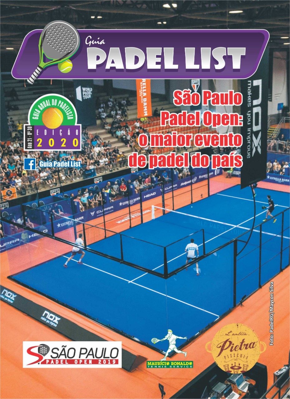 Edição 2020 do Guia Padel List já está circulando