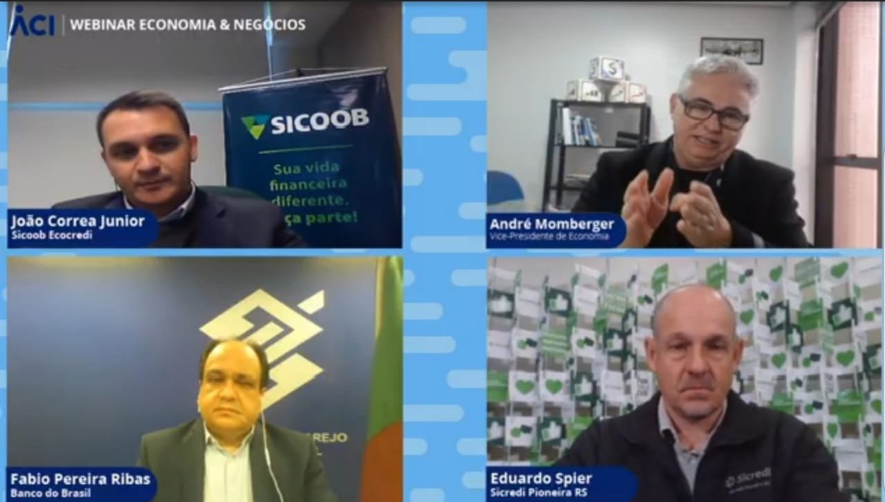 Soluções de crédito e serviços financeiros no foco do Webinar Economia & Negócios da ACI